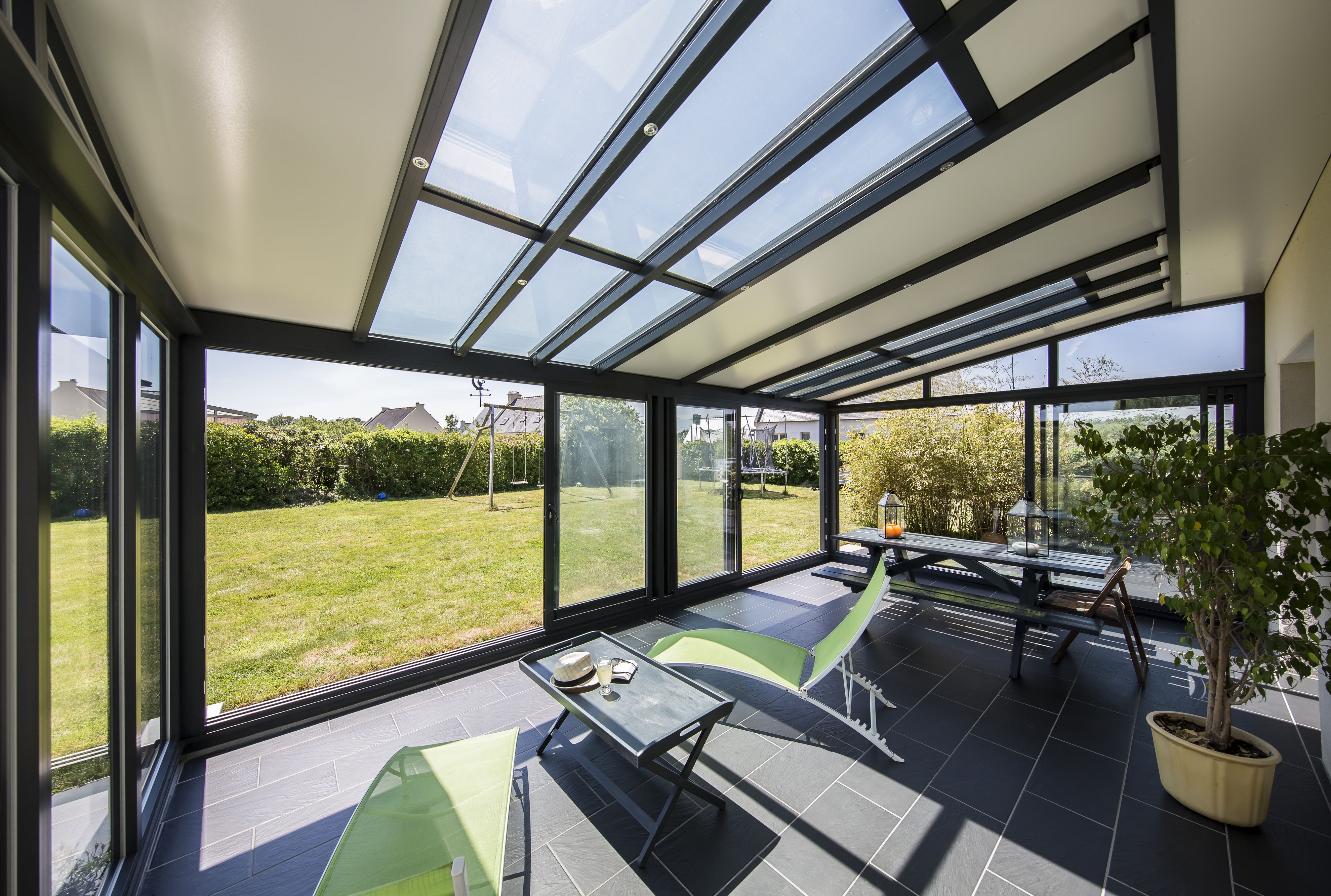 Toiture de véranda – Véranda à toit plat ou à toit en verre – Soko